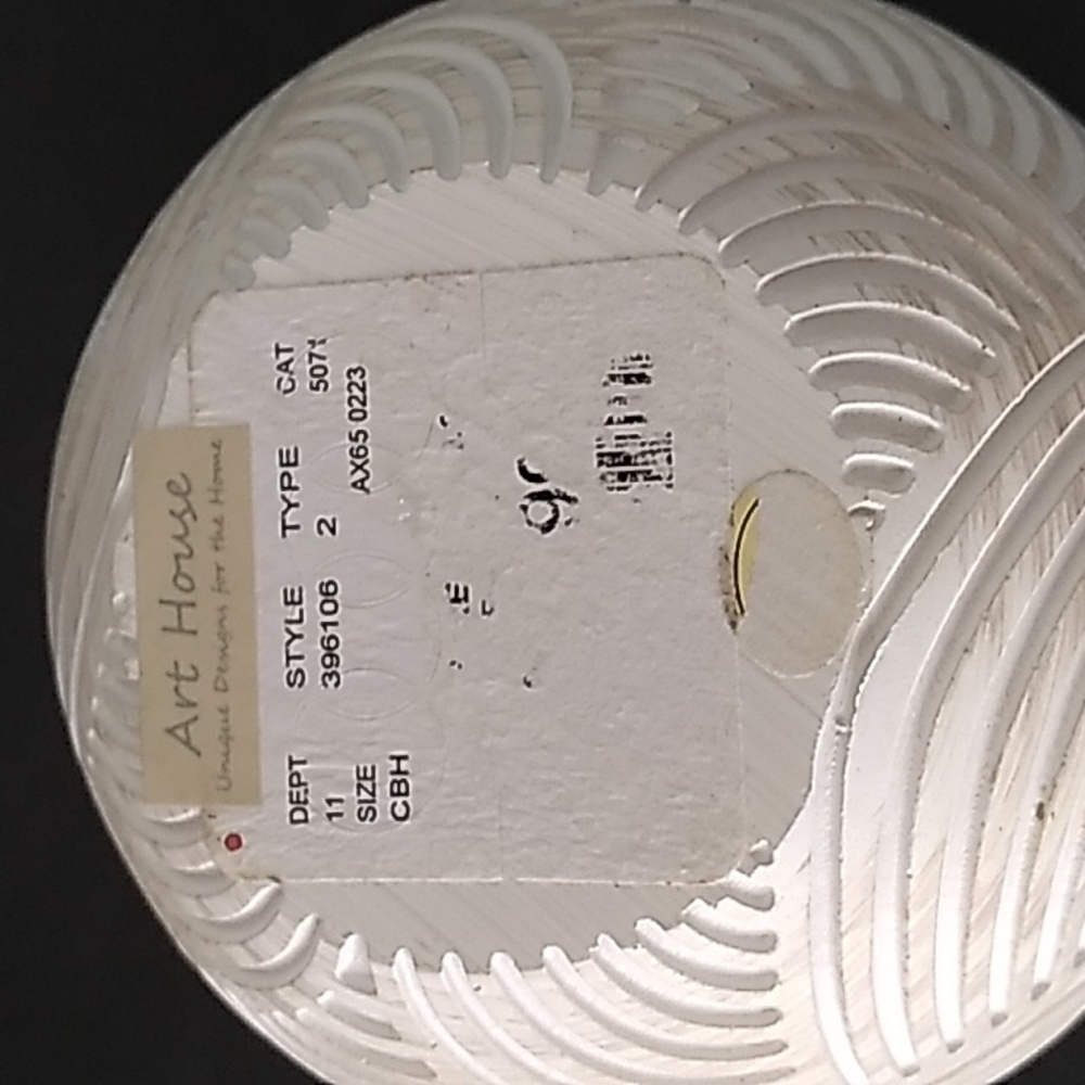 Decorative textured ceramic pot bowl or vase - Picture 5 of 5